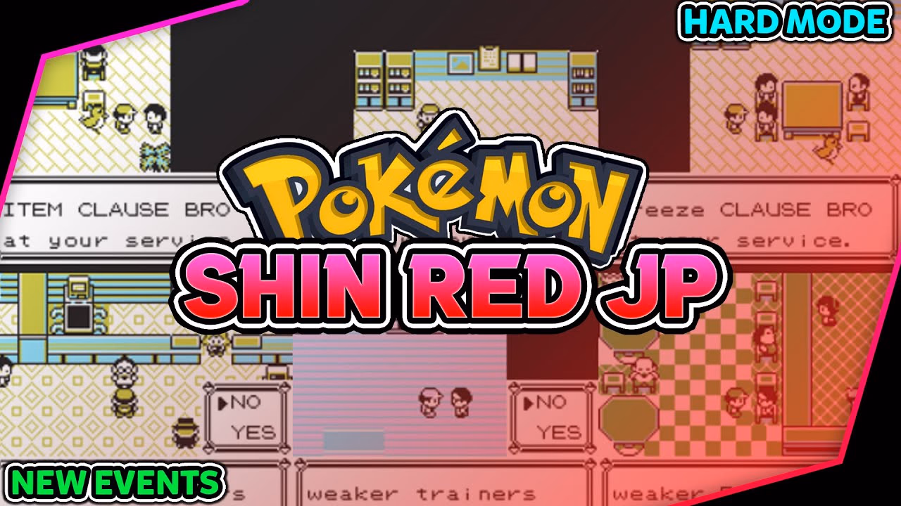 Shin Pokémon Red, Blue, Green, Red-jp, & Blue-jp